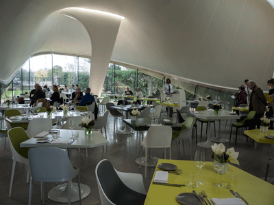 Magazine restaurant, London, Zaha hadid